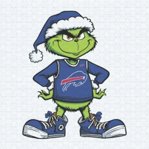 Happy Christmas Day With Grinch Buffalo Bills SVG