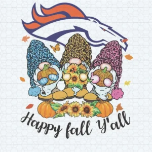 playful and vibrant with a blend of seasonal themes Broncos classic SVG design showing joy and community spirit for Cricut and Silhouette cutting machines