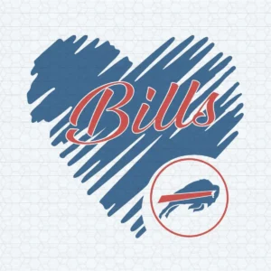 Heart Buffalo Bills SVG Sport Lovers SVG Bills Heart SVG
