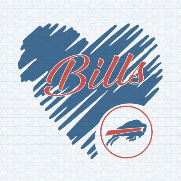 Heart Buffalo Bills SVG Sport Lovers SVG Bills Heart SVG