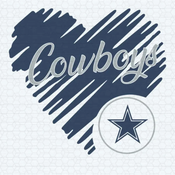 modern with a vintage touch Cowboys classic SVG design showing pride for Cricut and Silhouette cutting machines