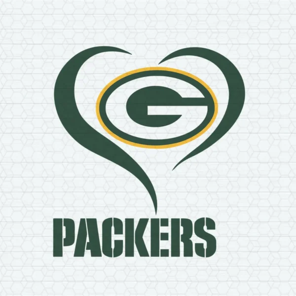 modern with a vintage touch Packers logo SVG design showing pride for Cricut and Silhouette cutting machines