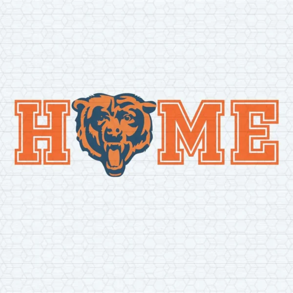 Home Chicago Bears NFL Football Vector SVG Cricut File