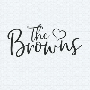 modern with a touch of vintage flair Browns classic SVG design showing nostalgia for Cricut and Silhouette cutting machines