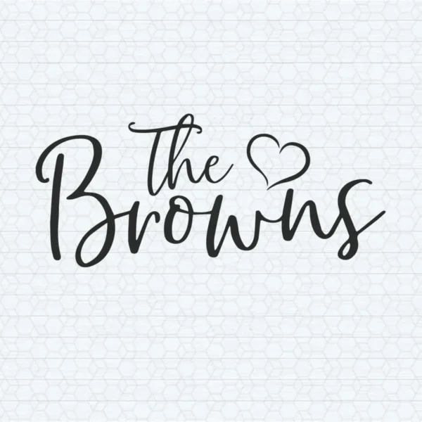 modern with a touch of vintage flair Browns classic SVG design showing nostalgia for Cricut and Silhouette cutting machines