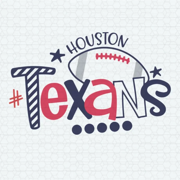 modern with a playful twist, incorporating elements of vintage sports aesthetics Texans logo SVG design showing excitement and pride for Cricut and Silhouette cutting machines