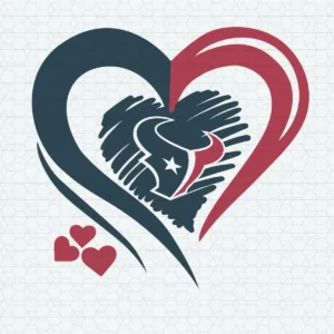 modern with a touch of vintage flair Texans logo SVG design showing pride for Cricut and Silhouette cutting machines