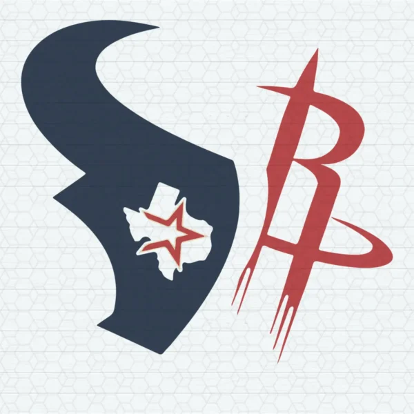 modern with bold elements Texans classic SVG design showing pride and excitement for Cricut and Silhouette cutting machines