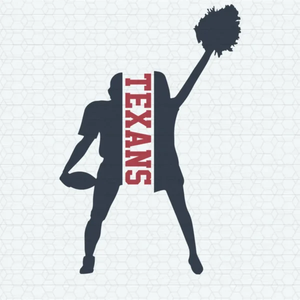 modern and bold with a dynamic silhouette Texans classic SVG design showing pride for Cricut and Silhouette cutting machines