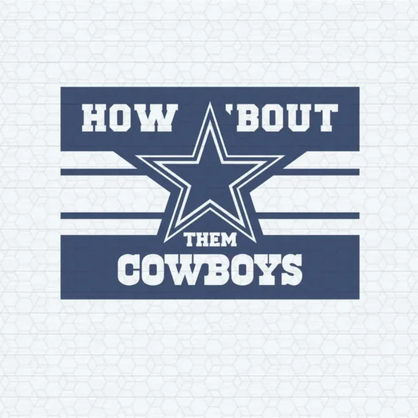 modern with a vintage touch Cowboys classic SVG design showing pride for Cricut and Silhouette cutting machines