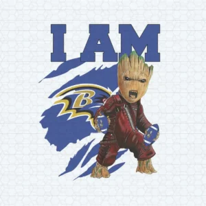 I Am Groot Baltimore Ravens PNG NFL Super Bowl