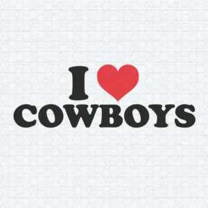 bold and modern with a playful twist Cowboys classic SVG design showing excitement and pride for Cricut and Silhouette cutting machines