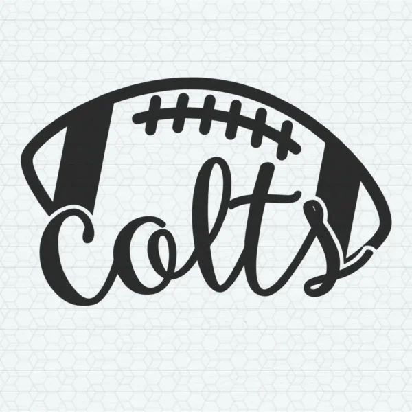 modern with a playful twist Colts classic SVG design showing excitement for Cricut and Silhouette cutting machines