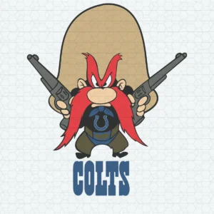 vintage with a playful twist Colts logo SVG design showing nostalgia and excitement for Cricut and Silhouette cutting machines
