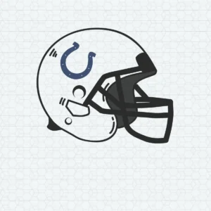 modern with a minimalist approach Colts helmet SVG design showing pride for Cricut and Silhouette cutting machines