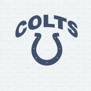 modern with a vintage touch Colts logo SVG design showing pride for Cricut and Silhouette cutting machines