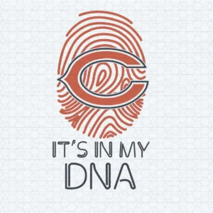 It's In My DNA SVG Chicago Bears Logo Digital Download