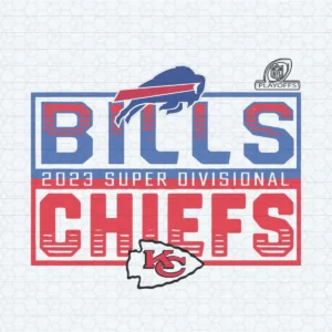 Kansas City Chiefs Vs Buffalo Bills 2023 Super Divisional SVG