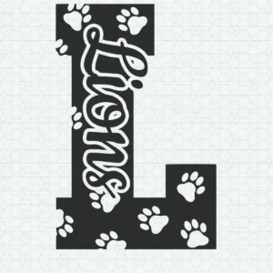 modern with a playful twist Lions logo SVG design showing pride for Cricut and Silhouette cutting machines
