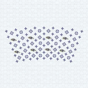 LV Baltimore Ravens Starbucks Wrap Trending Svg