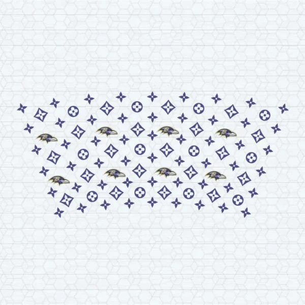 LV Baltimore Ravens Starbucks Wrap Trending Svg