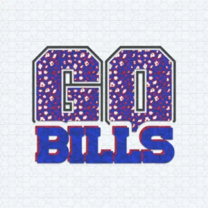 Leopard Go Buffalo Bills Sublimation PNG NFL Super Bowl
