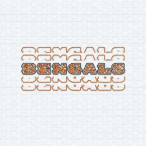 bold and modern with a vintage twist Bengals classic SVG design showing excitement for Cricut and Silhouette cutting machines