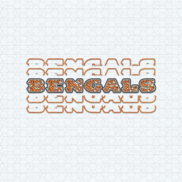 bold and modern with a vintage twist Bengals classic SVG design showing excitement for Cricut and Silhouette cutting machines
