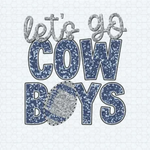 modern with a playful twist, incorporating elements of vintage sports aesthetics Cowboys classic SVG design showing excitement and pride for Cricut and Silhouette cutting machines