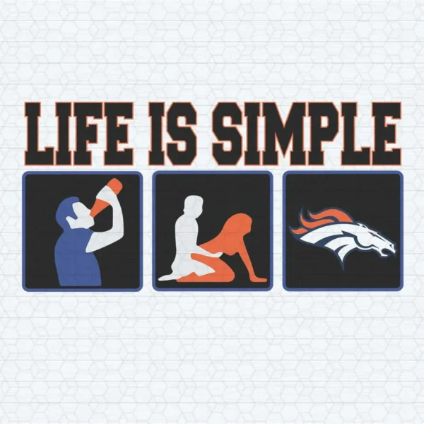 bold and modern with a playful twist Broncos classic SVG design showing excitement and camaraderie for Cricut and Silhouette cutting machines
