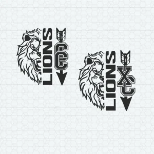 bold and modern with a vintage touch Lions classic SVG design showing pride and loyalty for Cricut and Silhouette cutting machines