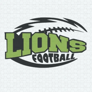 bold and modern with a hint of vintage Lions classic SVG design showing pride for Cricut and Silhouette cutting machines