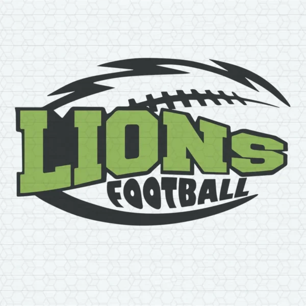 bold and modern with a hint of vintage Lions classic SVG design showing pride for Cricut and Silhouette cutting machines