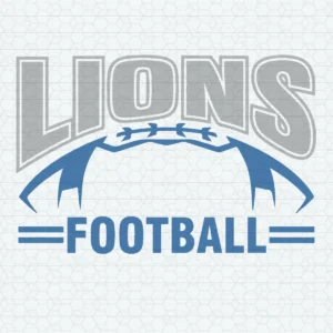 modern and bold with a touch of vintage elements Lions classic SVG design showing pride for Cricut and Silhouette cutting machines