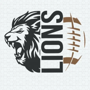 modern with bold elements Lions classic SVG design showing pride for Cricut and Silhouette cutting machines
