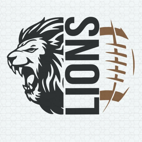 modern with bold elements Lions classic SVG design showing pride for Cricut and Silhouette cutting machines