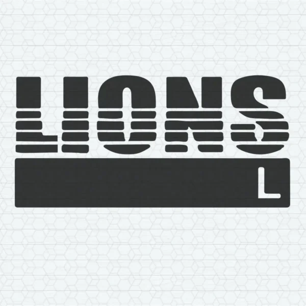 modern and bold with a minimalist approach Lions classic SVG design showing pride and loyalty for Cricut and Silhouette cutting machines