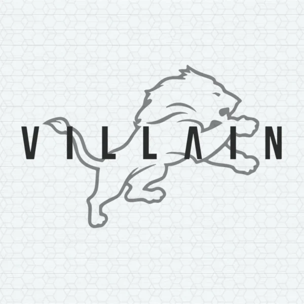 modern with a bold and minimalist approach Lions logo SVG design showing pride for Cricut and Silhouette cutting machines