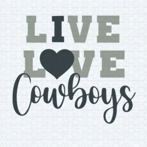 modern with a touch of vintage flair Cowboys classic SVG design showing pride for Cricut and Silhouette cutting machines