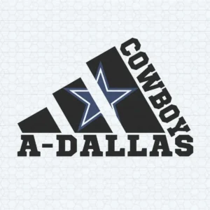modern with a bold and dynamic aesthetic Cowboys logo SVG design showing pride for Cricut and Silhouette cutting machines