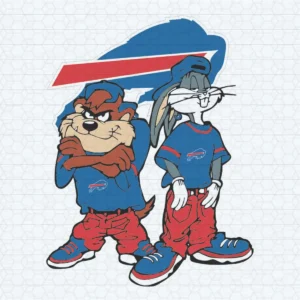 Looney Tunes Hip Hop Buffalo Bills SVG Digital Download
