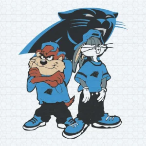 Looney Tunes Hip Hop Carolina Panthers SVG Digital Download