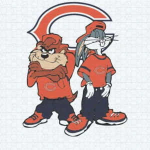 Looney Tunes Hip Hop Chicago Bears SVG