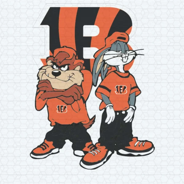 bold and playful with a vintage cartoon aesthetic Bengals classic SVG design showing excitement and nostalgia for Cricut and Silhouette cutting machines
