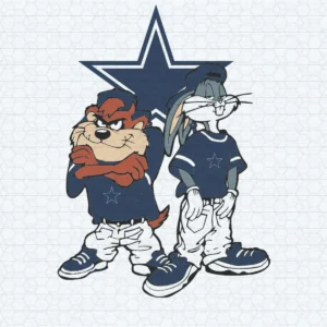 vintage with a playful twist, combining cartoon elements with team branding Cowboys classic SVG design showing nostalgia and joy for Cricut and Silhouette cutting machines