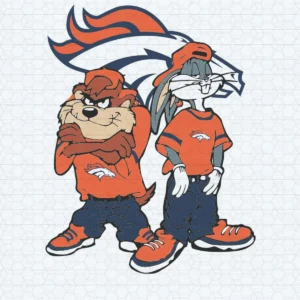 playful and modern with a vintage twist Broncos classic SVG design showing excitement and camaraderie for Cricut and Silhouette cutting machines