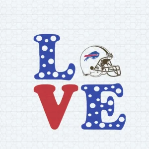 Love Buffalo Bills Helmet SVG Cricut Digital Download