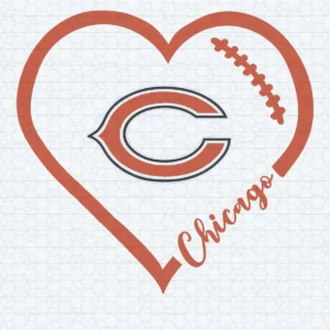 Love Chicago Bears NFL Football Teams SVG Cricut File