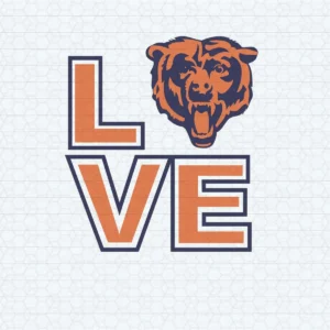 Love Chicago Bears SVG Cricut Digital Download
