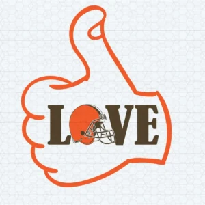 modern with a playful twist Browns classic SVG design showing joy and pride for Cricut and Silhouette cutting machines